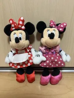 ミニーマウス ぬいぐるみバッチ　33周年 34周年