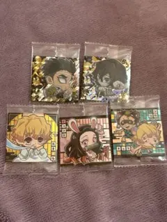 鬼滅の刃ディフォルメシールウエハース　其ノ四　5点セット