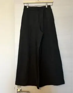 UNIQLO ウエストゴム　ワイドパンツ　グレー Sサイズ