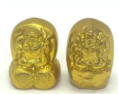 大黒天 恵比寿 金色置物 2体1組×3セット 木箱付 縁起物 福 大黒天 恵比寿 金色置物 2体1組×3セット 木箱付 縁起物 福 - メルカリ
