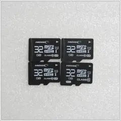 HIDISC 32GB microSDHCカード Class 10 4枚セット