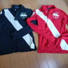 Ralph Lauren ポロシャツ 2枚セット キッズ 赤 黒