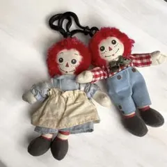 RAGGEDY ANN＆ANDY ラガディ アン＆アンディ 2体セット　中古品