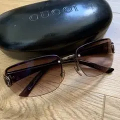 GUCCI GG2766/F/S サングラス ブラック シルバー ハーフリム - メルカリ
