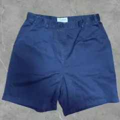 L.L.Bean コットン ショートパンツ M ネイビーのサムネイル