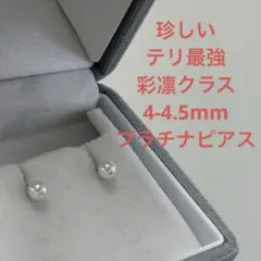 珍しい テリ最強 彩凛クラス アコヤベビーパール 5-5.5mmプラチナ