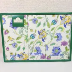 MINTON ミントン　フェイスタオル2枚　ウォッシュタオル　花柄のサムネイル
