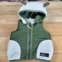 リバーシブルベスト　ＢＲＥＥＺＥ 80cm 耳付き