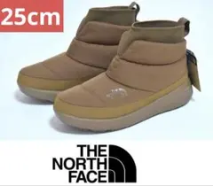 新品 25cm ノースフェイス ヌプシ ブーティ ウォータープルーフ ブラウン