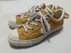 コンバース コーデュロイ イエロー 24cm 黄色 スニーカー 美品