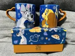 ディズニー　わんわん物語　レディ&トランプ　ペアマグカップ２個セット