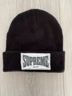 SUPREME ニット帽 黒