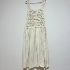 サマンサモスモス　SM2 すかし編みワンピース