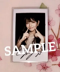 白石まゆみ デビュー前のレアな直筆サイン入りチェキ 生誕祭会場購入