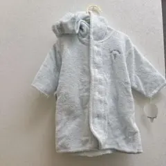 新品未使用‼️GELATO PIQUE フード付きベビーバスローブ ライトブルー