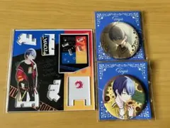 プロジェクトセカイ　プロセカ　青柳冬弥　缶バッジ　ぷちぬい　アクスタ　セット プロセカ プロジェクトセカイ 缶バッジ アクスタ セット 青柳冬弥 はぴ