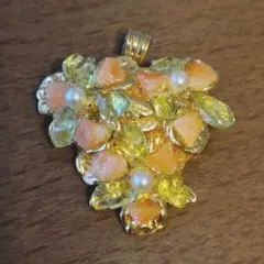 ヴィンテージ アンティーク ペンダントトップ イタリア製 ペリドット お値下げ中