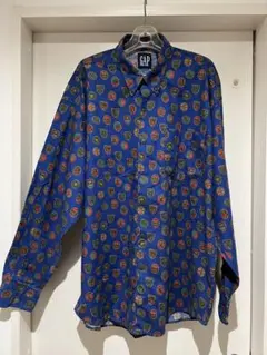 OLD GAP プリント柄シャツ　サイズL