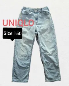 UNIQLO キッズ ワイドジーンズ 150