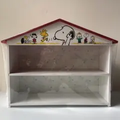 なおこ様　レア　希少　スヌーピー　ハウス型　コレクションボックス　飾り棚　木製