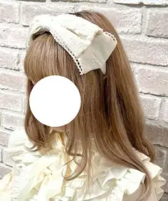 axes femme レディローズヘッドドレス 生成りのサムネイル