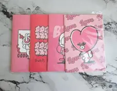 bt21 MUSIC ミニノートシールセット 4冊セット
