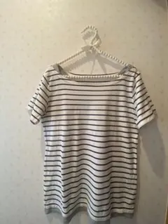 ボーダー柄 半袖Tシャツ レイヤード風❤️❤️