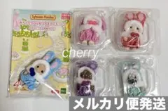 シルバニア　くじ　赤ちゃん　カラフルウサギ　５点セット