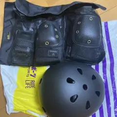 THREEWEATHER ヘルメットとプロテクターセット THREE WEATHER スリーウェザー スケートボード キッズ