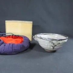 茶碗 片口風 金継 絵唐津 抹茶碗 茶器 茶道具 木箱 茶碗 片口風 金継 絵唐津 抹茶碗 茶器 茶道具 木箱 - メルカリ