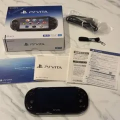 【美品】PS Vita PCH-2000 ブラック ソフト2本付 ケース付