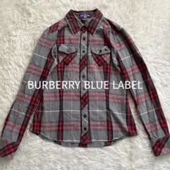 美品◯レア バーバリーブルーレーベル チェックシャツ