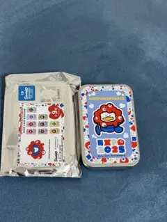 万博　サンリオミャクミャク　アヒルのペックル　ラムネ缶