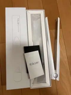充電器・巾着・説明書・箱付き　kiboer 超音波トリートメントアイロンのサムネイル
