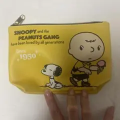 PEANUTSスヌーピー&チャーリーブラウン　ポーチ