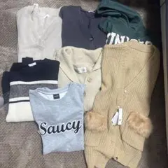 ブランド多数！新品あり！セーター、パーカー、トレーナー、カーディガンまとめ売り