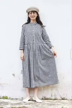 美品 サニークラウズ ponさんのタータンチェックワンピース 美品【サニークラウズ】ponさんのチェックワンピース タータンチェック