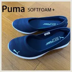 PUMA SOFTFOAM＋ スリッポン フラットシューズColor ネイビー
