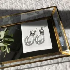 クリアしずくピアス*シルバー[11]