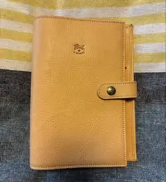 【新品未使用】IL BISONTE レザー手帳カバー