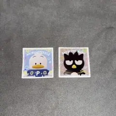 サンリオキャラクターズ スナック シール ペックル バツ丸 2枚セット