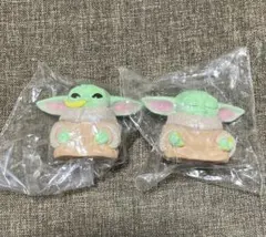 スターウォーズ マンダロリアン グローグー ソフビパペットマスコット　2個