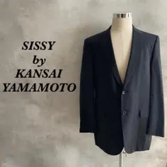 SISSY by カンサイヤマモト テーラードジャケット ストライプ 紺 980