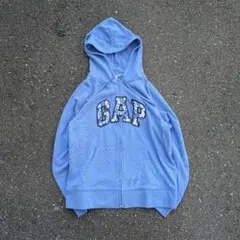 OLD GAP ジップパーカー ブルー 青 00s