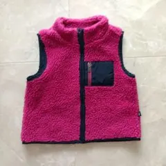 baby GAP ピンク モコモコ ベスト