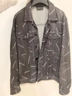 EMPORIO ARMANI ロゴプリントデニムジャケット　サイズ50