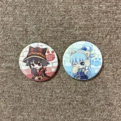 このすば めぐみん アクア セット 缶バッジ