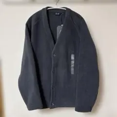 ユニクロ NEEDLES フリースオーバーサイズカーディガン M ダークグレー