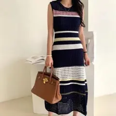 【新品未使用】ノースリーブワンピース　黒