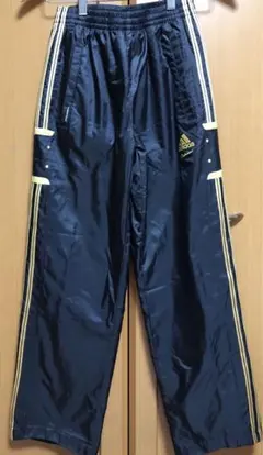 adidas ブラック ジャージ ゴールドストライプ